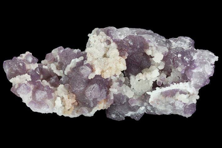 Purple Fluorite on Quartz Epimorphs - Arizona #103556